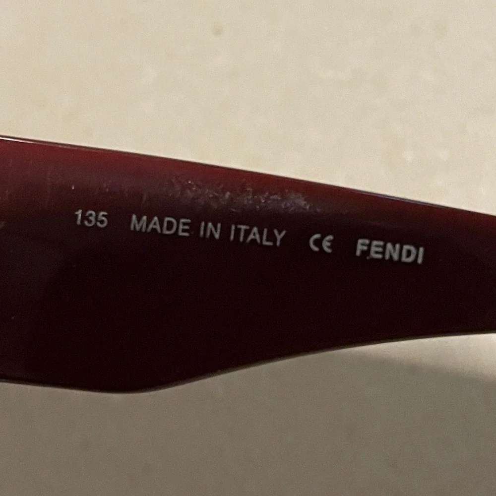 FENDI Logo Eyeglasses Frame F923R (509) Women's Acetate Orchid Burgandy Designer